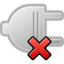 Power disconnected icon