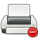 Printer error icon