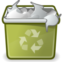 User trash full icon