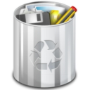 User trash full icon
