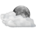 Weather clouds night icon
