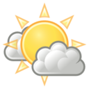Weather few clouds icon