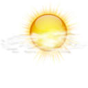 Weather few clouds icon