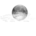 Weather few clouds night icon