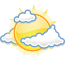 Weather few clouds icon