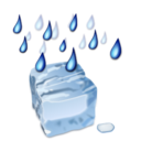 Weather freezing rain icon