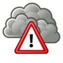 Weather severe alert icon