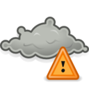 Weather severe alert icon