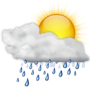 Weather showers day icon