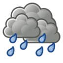 Weather showers scattered icon