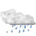 Weather showers scattered icon