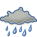 Weather showers scattered icon
