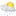 Weather showers scattered day icon 16x16