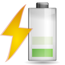 Battery charging icon 256x256