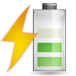 Battery charging icon 256x256