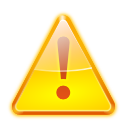 Dialog warning icon 256x256