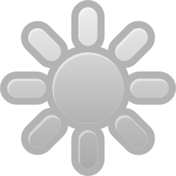 Display brightness high icon 256x256