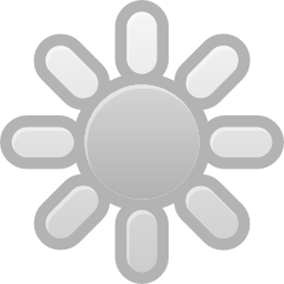 Display brightness low icon 256x256