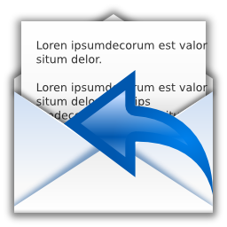 Mail replied icon 256x256