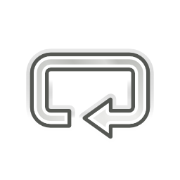 Media playlist repeat icon 256x256