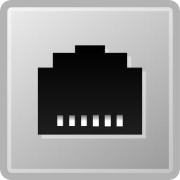 Network ethernet connected icon 256x256