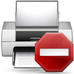 Printer error icon 256x256