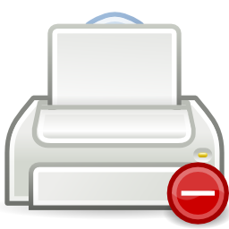 Printer error icon 256x256