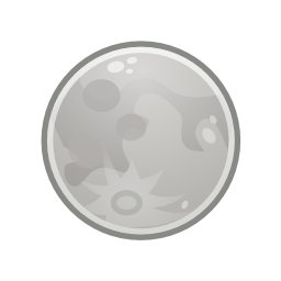 Weather clear night icon 256x256