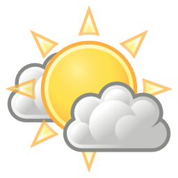Weather few clouds icon 256x256