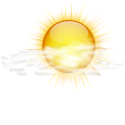 Weather few clouds icon 256x256