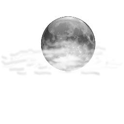 Weather few clouds night icon 256x256