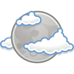 Free Weather Few Clouds Night Icon - png, ico and icns formats for ...