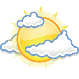 Weather few clouds icon 256x256