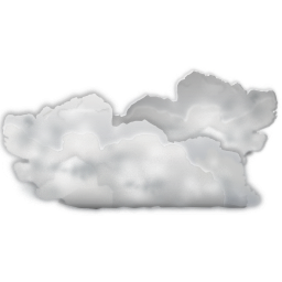 Weather many clouds icon 256x256
