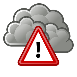 Weather severe alert icon 256x256