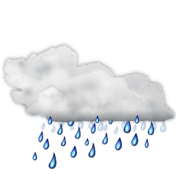 Weather showers icon 256x256