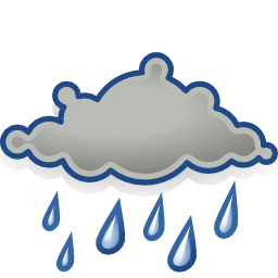 Weather showers scattered icon 256x256