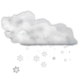Weather snow scattered icon 256x256