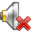 Audio volume muted icon 32x32