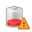 Battery caution icon 32x32