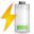 Battery charging caution icon 32x32
