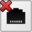 Network ethernet disconnected icon 32x32