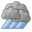 Weather showers icon 32x32