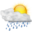 Weather showers day icon 32x32