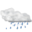 Weather showers scattered icon 32x32