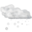 Weather snow scattered icon 32x32