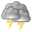 Weather storm icon 32x32