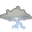 Weather storm icon 32x32