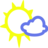 Anonymous simple weather symbols icon 48x48