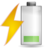 Battery charging caution icon 48x48